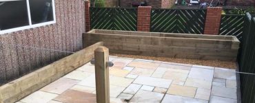 Sleeper Trellis Lanscaping Work Leeds